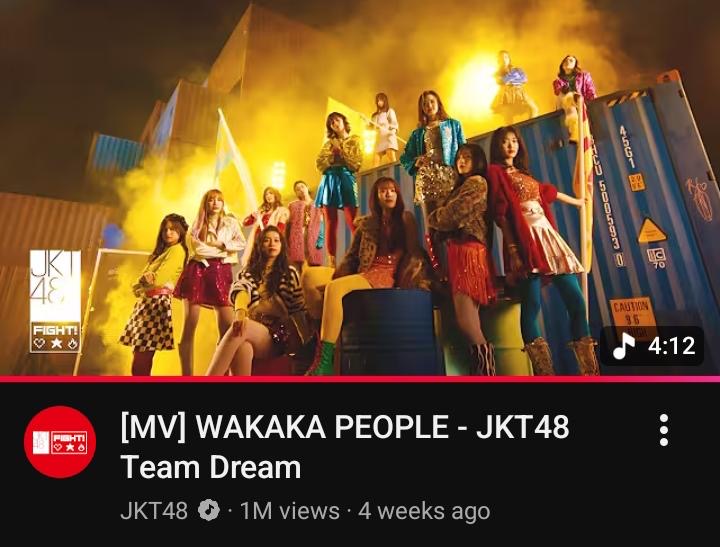 Melejit Kilat! MV ‘Wakaka People’ Team Dream Raih 1 Juta Penayangan di Youtube