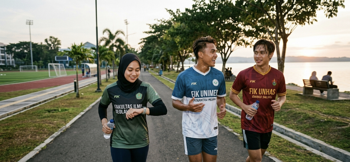 Olahraga Jadi Tren Baru Mahasiswa Perantau Gen Z