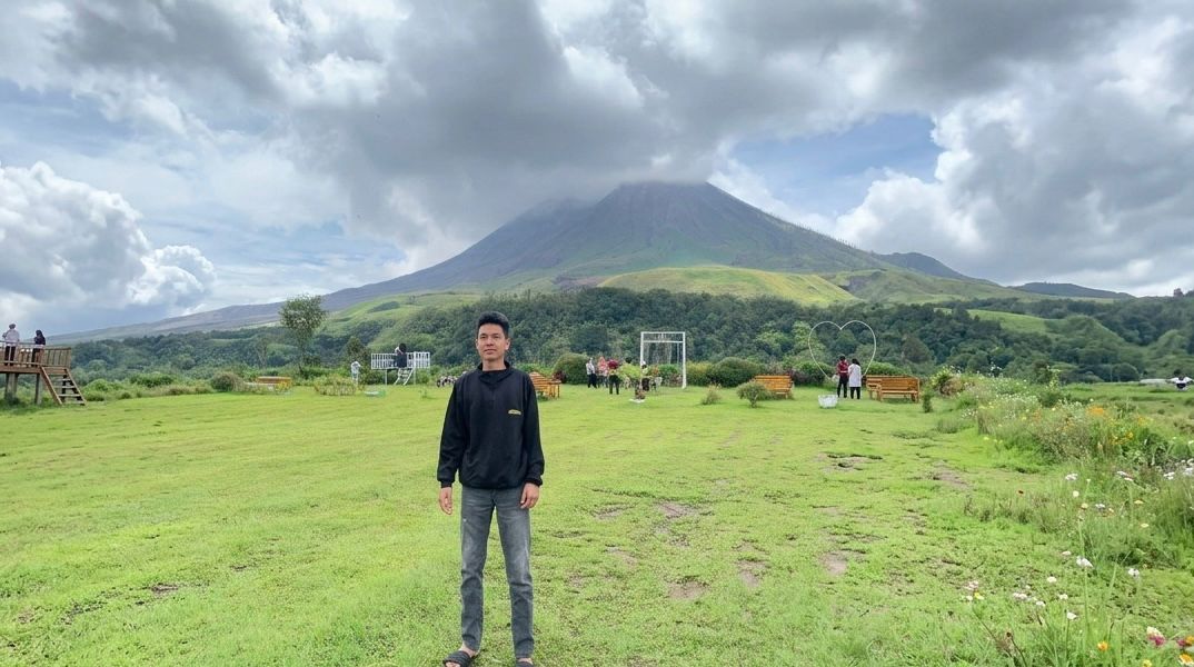 Healing Tenang di Bawah Kaki Sinabung