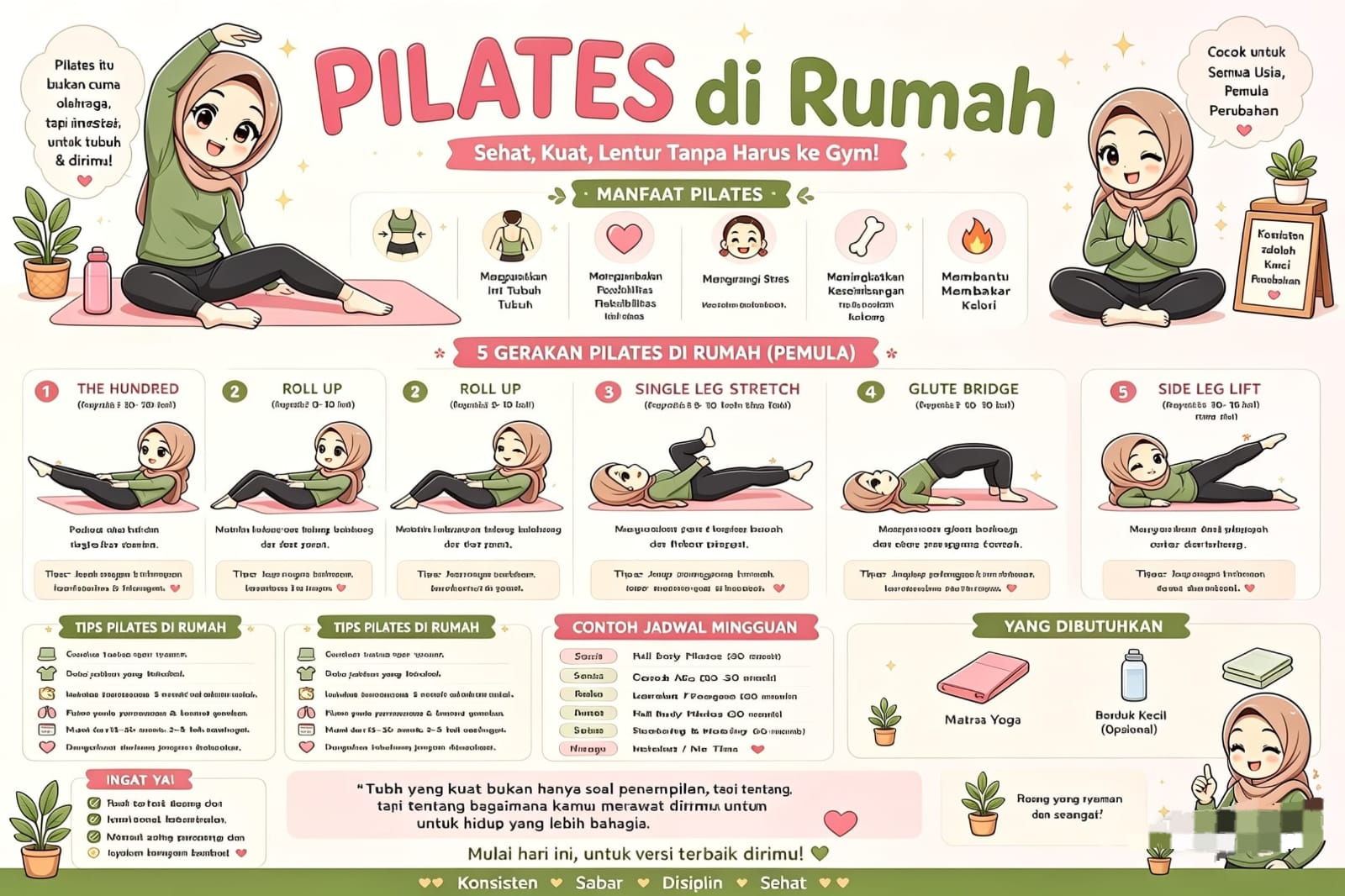 Pilates Kian Populer di Kalangan Mahasiswa
