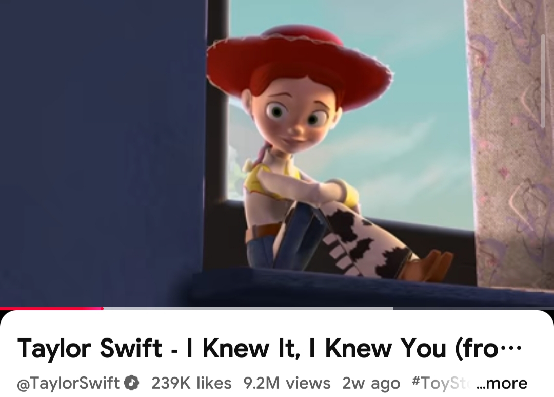 I Knew It, I Knew You: Original Soundtrack Toy Story 5 Oleh Taylor Swift