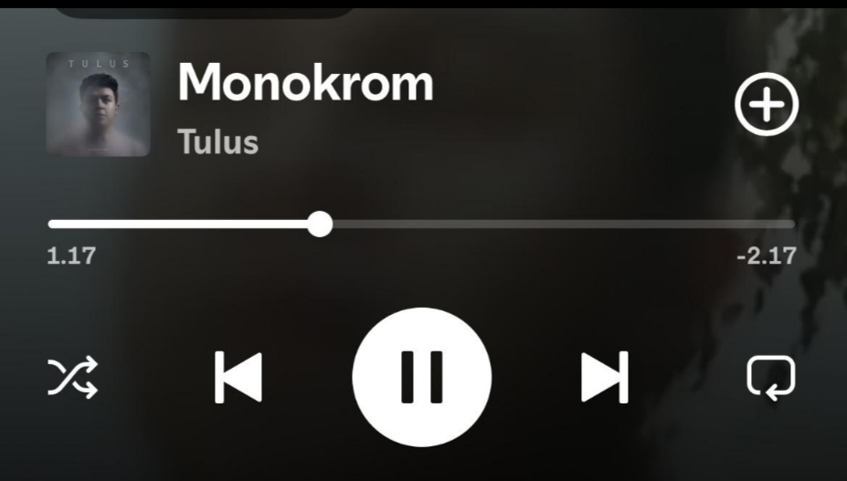 Monokrom Tulus, Lagu yang Menemani Perasaan Tanpa Warna