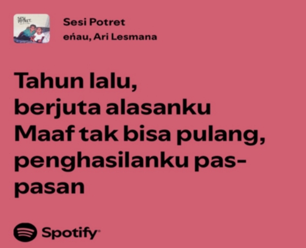 Makna Lagu 'Sesi Potret': Kisah Kehilangan dan Penyesalan yang Menyentuh Hati