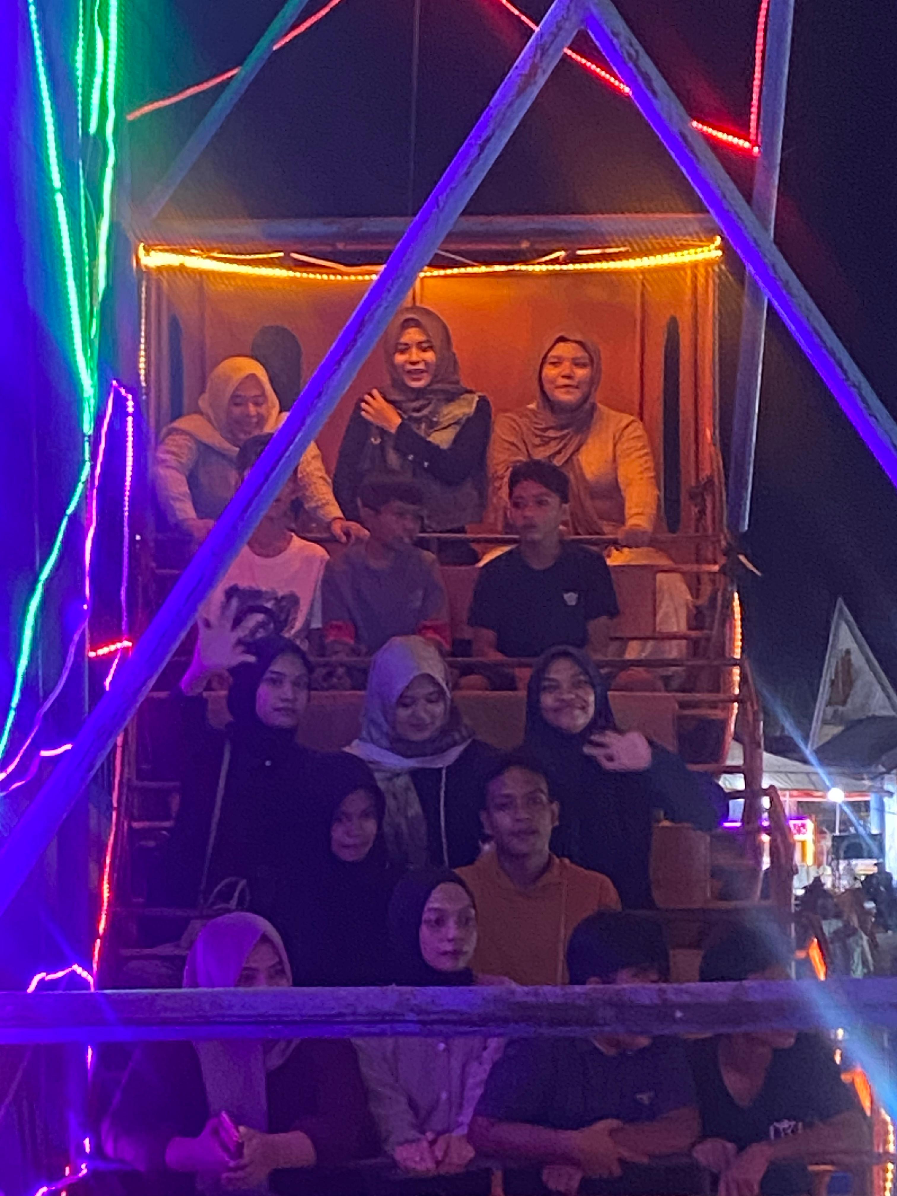 Wahana Kora-Kora, Bintang Utama Keramaian Pasar Malam  Lhokseumawe