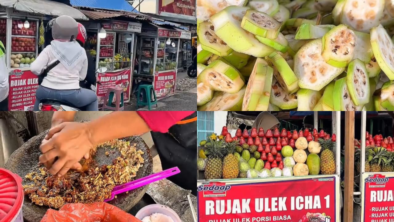 Rujak Ulek Simpang Jodoh Tetap Digemari sebagai Kuliner Khas Tembung