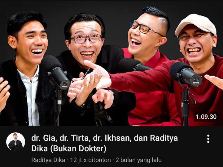 Podcast Raditya Dika Bersama Tiga Dokter