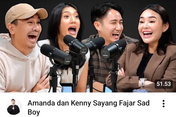 Momen Hangat di Ruang Obrolan Amanda dan Kenny Sayang, Fajar Sad Boy Tampil Berbagi Cerita