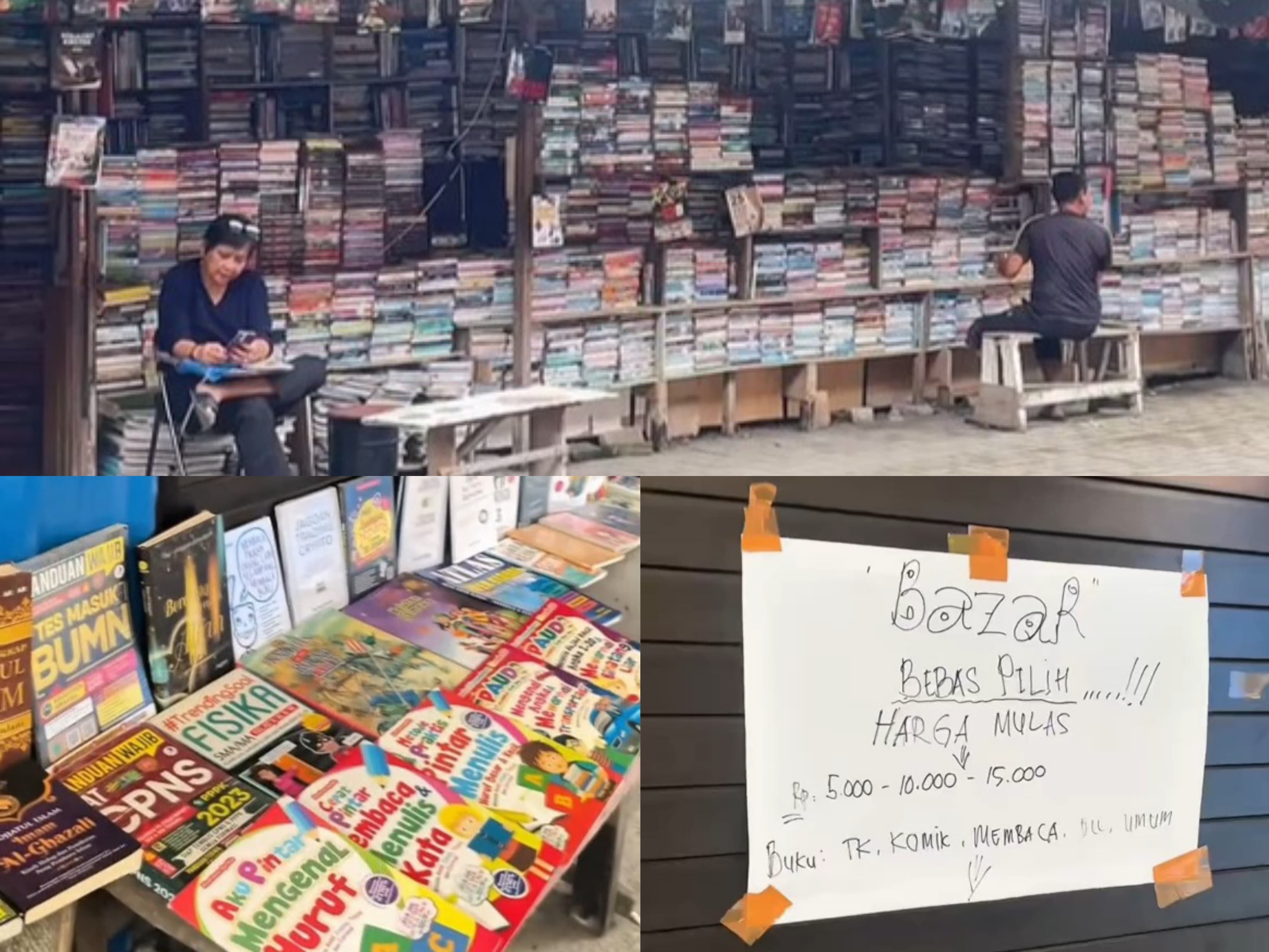 Sudut Menarik Kota: Pasar Buku Bekas Medan, Surga bagi Pecinta Buku