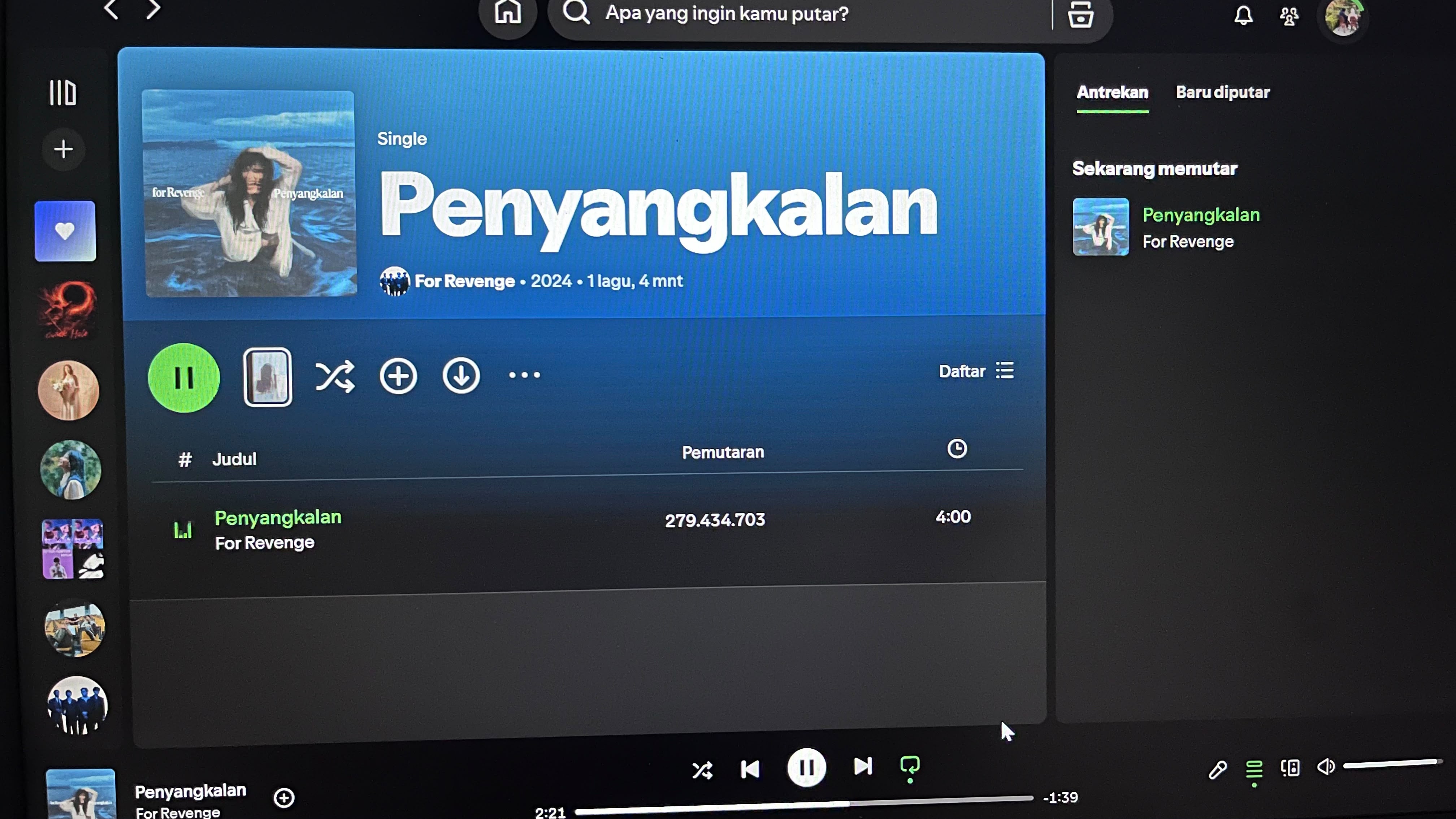 Lagu “Penyangkalan” For Revenge Gambarkan Sulitnya Move On